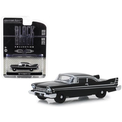 1957 Plymouth Fury "Black Bandit" Series 21 1/64 Diecast Model Car by Greenlight
