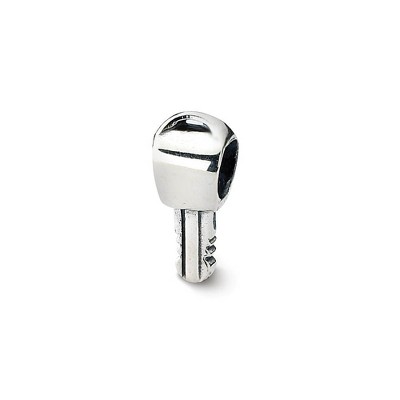 Black Bow Jewelry Sterling Silver Key Bead Charm