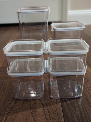 Food Storage Containers - 6-piece Containers With Lids Set For Pantry ...