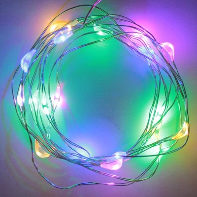 Perfect Holiday 10 LED Fairy Light Multi with Mini Battery Pack - 50 Piece Pack