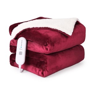 Whizmax Heated Blanket Electric, Soft Thickened Flannel Fast Heating Blanket - 1 of 4