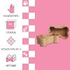 THE LICKER STORE Digby Bone-Shaped Large Hand Woven Water Hyacinth Nesting Pet Toy Organizer Baskets - 3 of 4
