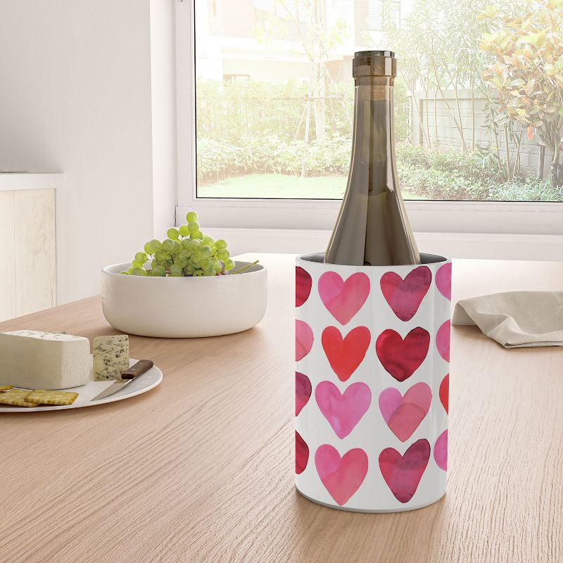 Amy Sia Heart Watercolor Wine Chiller - Deny Designs, 2 of 3