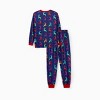 PATPAT Matching Family Pajamas Xmas Colorful Elk Print Christmas PJs Tee and Bottom Loungewear Sleepwear for Men M Blue - 3 of 4