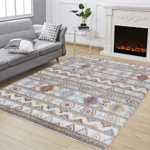 Okak Modern Elegance Loft Shag Carpet Area Rug for Living Room,Bedroom,All Size Indoor Easy-to-maintain Carpet - 1 of 4