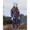 Deux par Deux Girl Printed Mid-Season One-Piece Outerwear Multicolored Butterflies on Black Background - 3 Years - 3 of 4