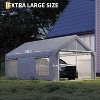 GustoWave 10x20 FT Waterproof UV-Resistant Heavy-Duty Canopy Carport - 2 of 4