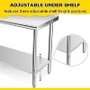 Acekool 36" NSF Stainless Steel Prep Table – 2-Tier Commercial Workstation for Kitchen, Garage & Restaurant Use - 3 of 4