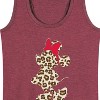 Women's - Disney - Minnie Leopard Fill Graphic Racerback Tank - 2 of 4