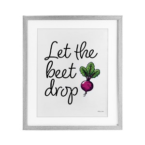 Stupell Industries Let The Beet Drop Framed Print Under Glass Art - 1 of 4