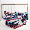 Acoinel 3 Pcs Racing Car Comforter Set with 2 Pillowcases - 2 of 4