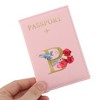 Unique Bargains Durable Letter Pattern Passport Holder 1 Pc - 3 of 4