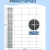 Farm Fence, 4Ft X 164Ft Heavy Cattle Fence, Galvanized Wire Fencing, Metal Fence Rolls for Hogs, Sheep, Goats, Deer, Dogs and Chicken, Yard Garden - 3 of 4