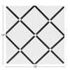 Sweet Jojo Designs Boy or Girl Gender Neutral Unisex Fabric Photo Memo Board Hotel Black and White - 3 of 3