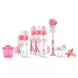 Dr. Brown's Options+ Anti-Colic Baby Bottle Newborn Gift Set - Pink - 0-6 Months