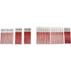 Sax White Synthetic Taklon Paint Brushes with Short Handles, Assorted Sizes, Set of 72 - 3 of 4