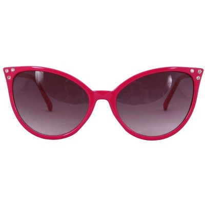 Elope Modern Cat Eye Costume Glasses Adult: Pink & Smoke