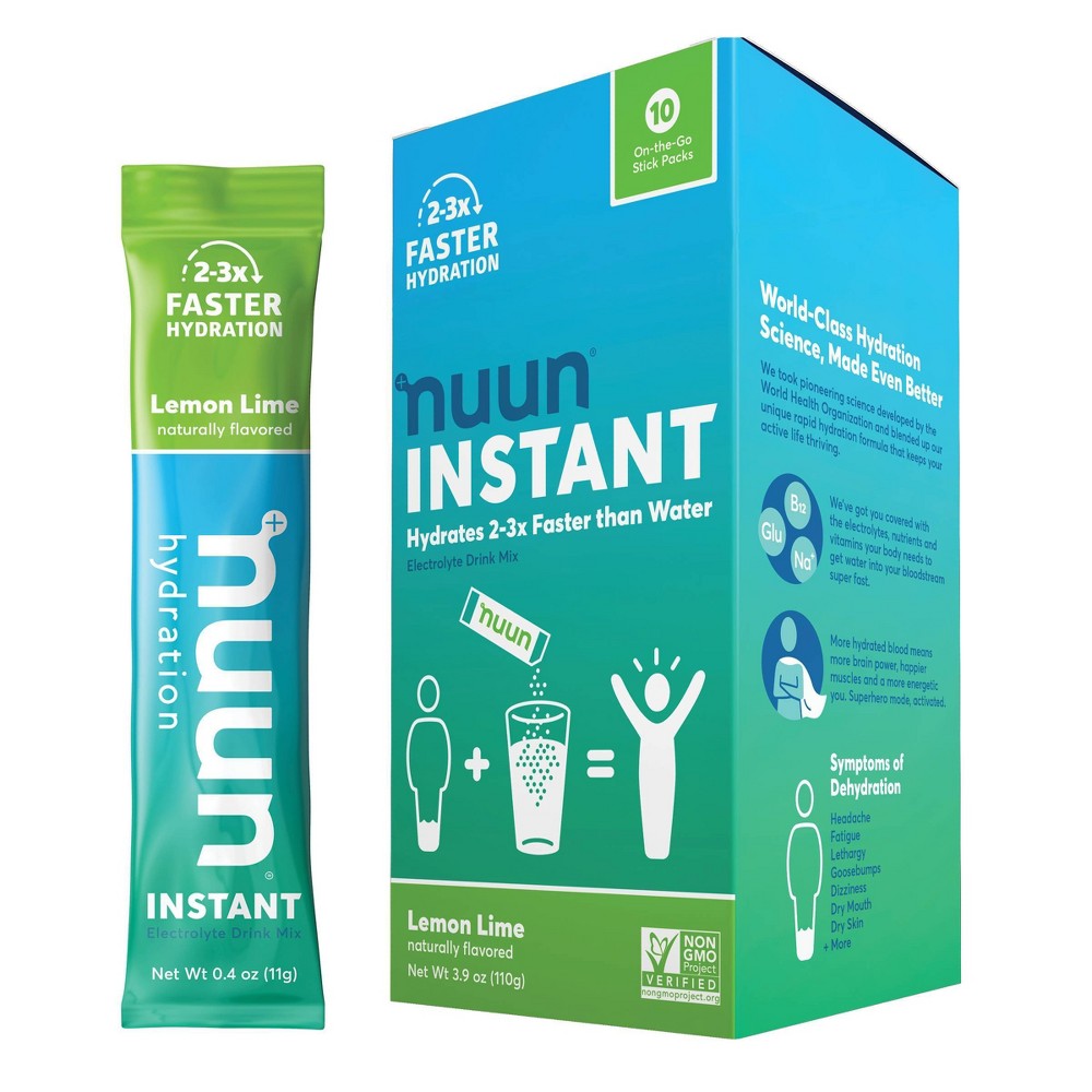 nuun Instant Dietary Supplement - Lemon Lime - 10ct