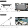 coucheta 4 Bow Heavy Duty Marine Grade Canvas Sun Shade with Mesh Side Panels,Adjustable Aluminum Frame,UV Protection&Waterproofm,Fits for Most Boats - 4 of 4
