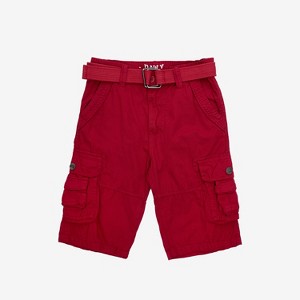RAW X Boy's Belted Twill Cargo Shorts - 1 of 4