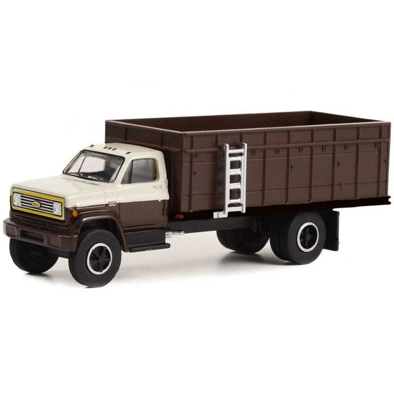 1981 Chevrolet C-70 Grain Truck Brown and Tan with Brown Bed "S.D. Trucks" Series 17 1/64 Diecast Model Car by Greenlight, 2 of 4