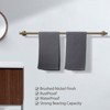 WOWOW 36 in. Stainless Steel Wall Mounted Single Towel Bar in Brushed Nickel - 3 of 4
