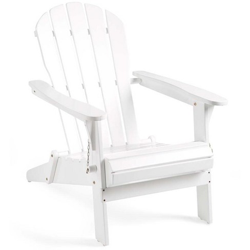 Fsc Certified Eucalyptus Wooden Outdoor Adirondack Chair White