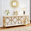 Hommoo 71 Inch Extra Long Console Table - 2 of 4