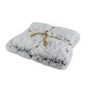 Northlight 55" x 62" Plush Faux Fur Throw Blanket - Gray - 2 of 2