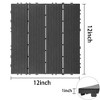 Chic Crate-Plastic Interlocking Deck Tiles – 12x12 Waterproof All-Weather Patio Flooring, 44-Pack Plastic Composite Tiles - 2 of 4