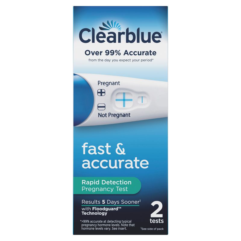 Clearblue Rapid Detection Pregnancy Test - 2ct, 1 of 16
