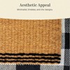 Door Coir Doormat Outdoor Entrance Durable Welcome Front Door Entryway Rope Stripe 17 inchx 30 inch - 3 of 4