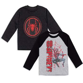 Marvel Spider-Man Avengers Miles Morales 2 Pack T-Shirts Toddler