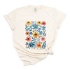 Simply Sage Market Watercolor Daisy Garden Garment Dyed Tee - 2 of 4