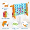 Costway Giant 4 in A Row Jumbo 4-to-Score Game Set W/Storage Carrying Bag for Kids Adult - 2 of 4