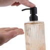 Unique Bargains Elegant Vertical Pattern Soap Pump Dispenser for Bathroom 16.9oz 1 Pc - 3 of 4