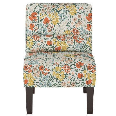 Burke Slipper Chair Cream Floral - Threshold™