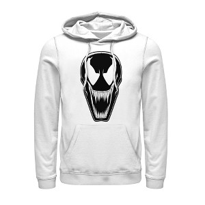 Men's Marvel Venom Modern Face Pull Over Hoodie - 1 of 3