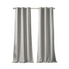 PAGED 42x84 Inch Tonal Printed Faux Silk Total Blackout Curtains,Curtain Panels for Living Room,Bedroom(2 Pcs Window Panels) - 4 of 4