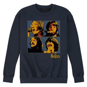 Men's - The Beatles - Grid Graphic Fleece Sweatshirt - 1 of 4