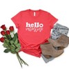 Simply Sage Market Women's Hello Valentine Bold Script Short Sleeve Graphic Tee - 2 of 2