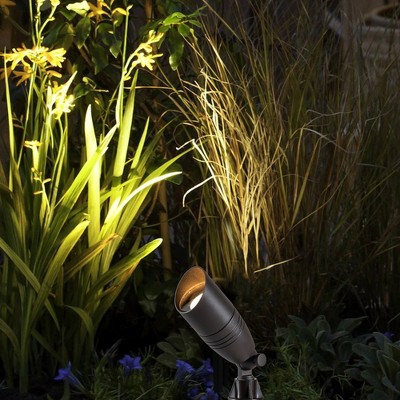 Dark Bronze Low Voltage Outdoor Landscape Spot Light Pack