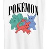 Women's - Pokémon - Pokemon Charmeleon Ivysaur Wartortle- Women's Short Sleeve Graphic T-Shirt Short Sleeve Graphic T-Shirt - 2 of 4