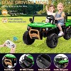 Acekool 24V 2-Seater Ride-On Dump Truck with Remote Control, 4WD UTV, Electric Dump Bed & Shovel, Bluetooth Music, 6-Wheel Adventure Toy - 2 of 4