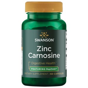 Swanson Mineral Supplements Zinc Carnosine - Featuring Pepzingi 60 Caps. - 1 of 2