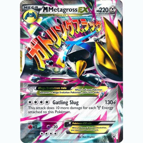 Pokemon X And Y Promo Ultra Rare Holo Mega Metagross Ex Xy35 Oversized