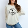 Simply Sage Market Women's Cupid's Brewing Co. Long Sleeve Garment Dyed Tee - 2 of 4