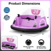 Infans 12V Electric 360° Spin Car Toy Ride on Bumper Car for Toddlers w/ Remote Control - 2 of 4