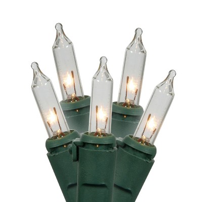 Vickerman Christmas Mini Light Set 46' Green Wire