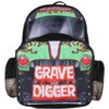 Monster Jam Backpack Grave Digger Truck Shaped Dual Compartment Tote Bag Book Bag for Travel Daily Use - 2 of 4